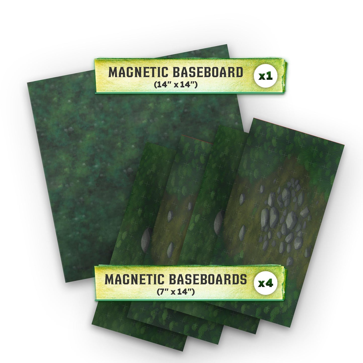 Flat Extension Pieces (Forest Ruins Realm)