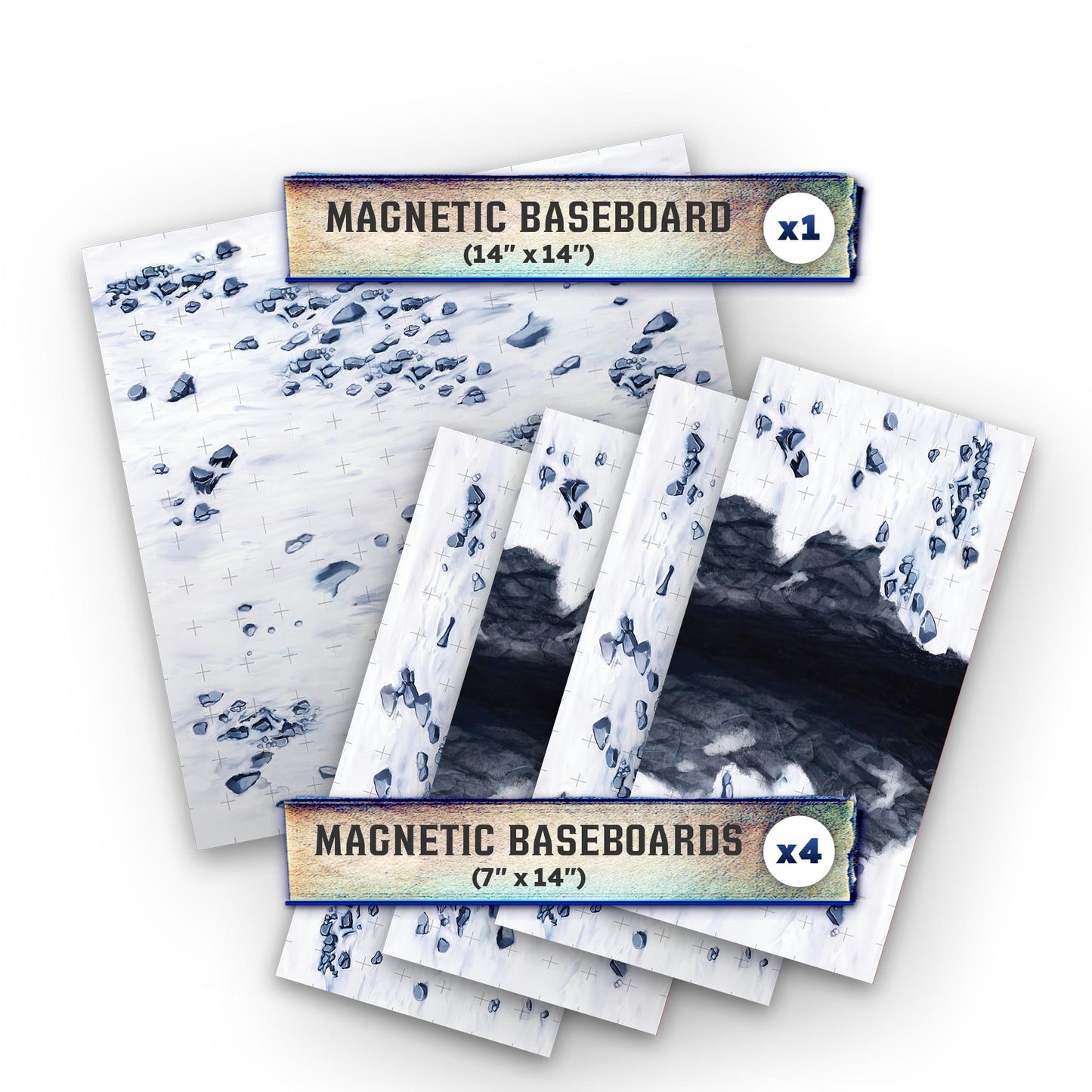 Flat Extension Pieces (Frozen Mountain Realm)